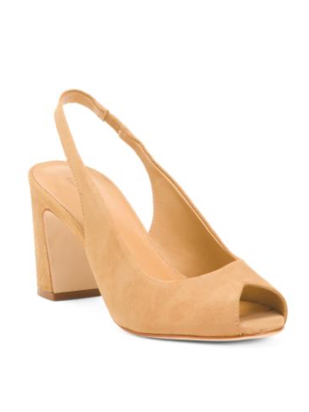 BERNARDO Made In Brazil Suede Adell Slingback Heels